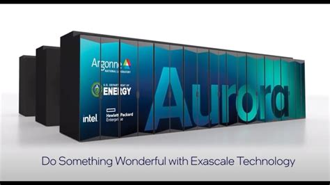 Aurora Supercomputer Exascale Technology - YouTube