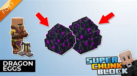 DRAGON EGGS | Super Chunk Block [6] | Minecraft Bedrock Edition 1.14 ...