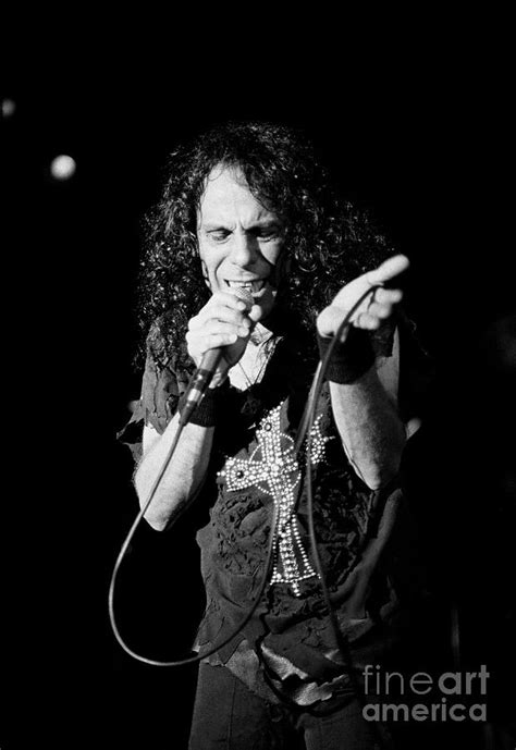 Ronnie James Dio - Black Sabbath Photograph by Concert Photos - Fine ...