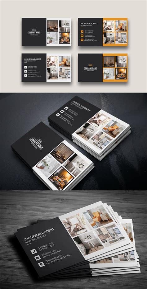 Interior Design Business Card | Interior designer business card, Design business card ideas ...