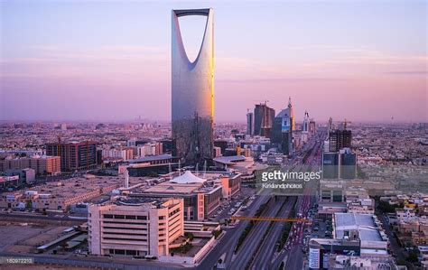 Overlooking the capital of Saudi Arabia, Riyadh, at sunset | Tourist ...