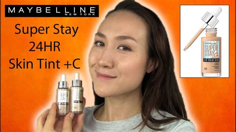 Maybelline Super Stay 24hr Skin Tint Foundation Serum With Vitamin C Fl ...