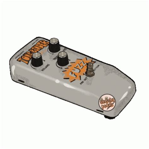 Sketchy Pedals Tonebender Fuzz Sticker - Sketchy Pedals Pedal Pedals - Discover & Share GIFs