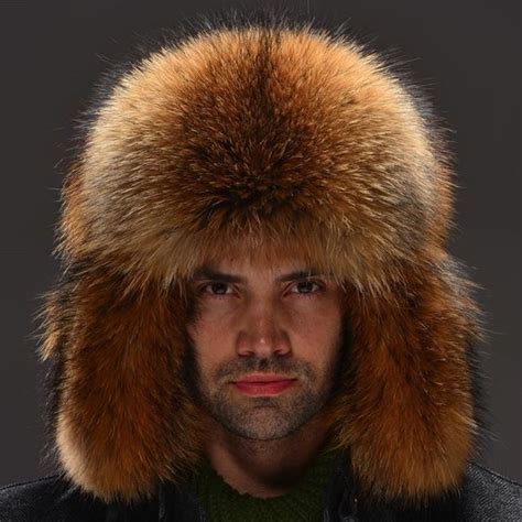 Love this oversized fur hat. | Fur hat men, Winter fur hat, Hats for men