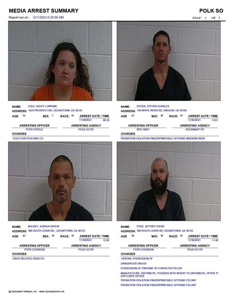 Polk County Jail Report for Friday, Dec. 1 | Police Fire ...