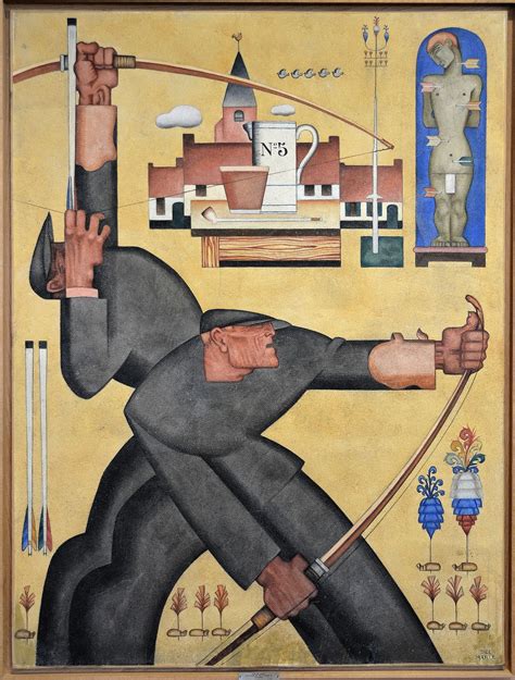 Valenciennes (Nord) - Musée des beaux-arts - "Les archers" (Félix Del Marle, 1889-1952 ...
