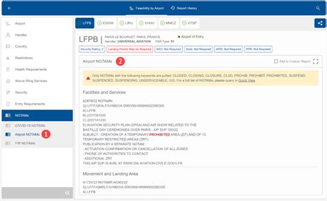 View Airport NOTAMs – Knowledge Base