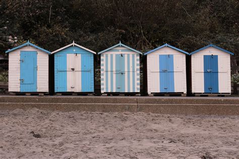 Beach Huts Free Stock Photo - Public Domain Pictures