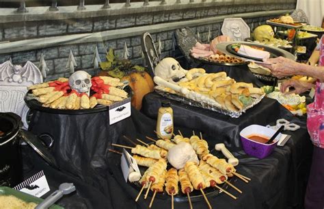 Halloween Buffet Table | Halloween buffet, Halloween buffet table, Food