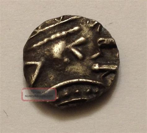 Anglo Saxon Runic Coin C. 695 - 740 Ad - Silver Sceat, Sceattas