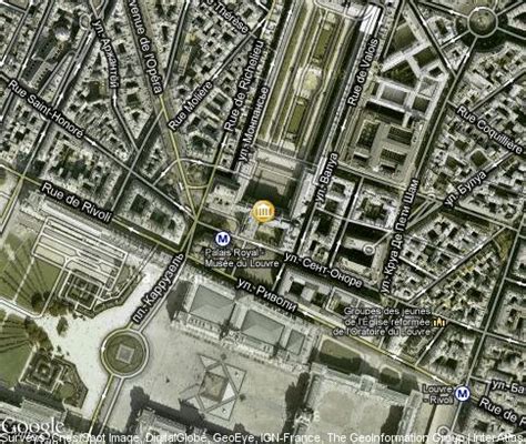 Palais-Royal: video, popular tourist places, Satellite map, Images - Paris - France , Tours TV