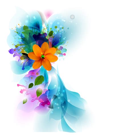 Download Flower Color Wallpaper Encapsulated Flora Postscript Computer Hq Png Image
