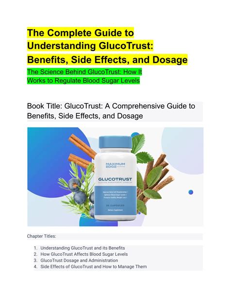 PPT - The Complete Guide to Understanding GlucoTrust_ Benefits, Side ...