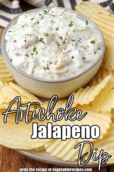 Artichoke Jalapeno Dip - Vegetable Recipes