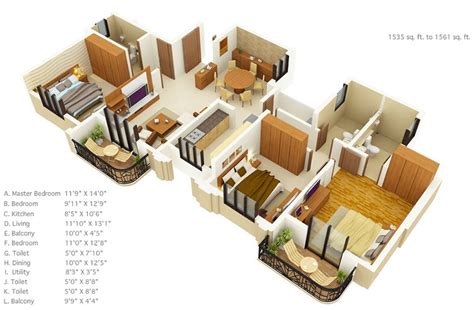 3 bedroom floor plans under 1600 square feet | Interior Design ...