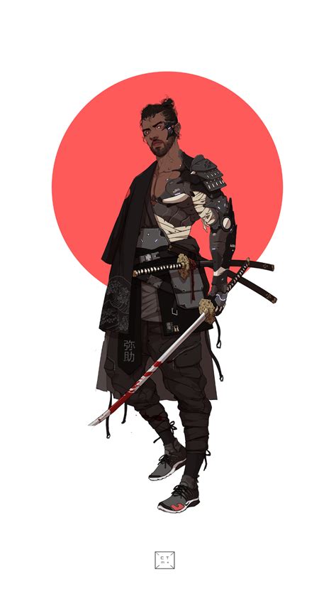 ArtStation - Neo Samurai series 2 - Yasuke, Manilyn Toledana | Samurai art, Character art ...