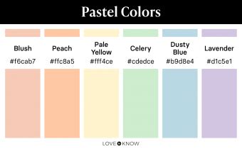 20 Pastel Color Palettes for Soft Beauty | LoveToKnow