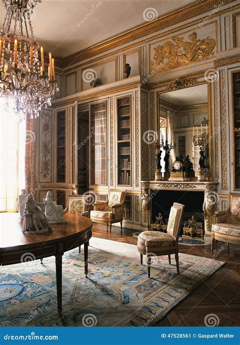 Wooden Room with Furniture at Versailles Palace, France Editorial Photo - Image of french ...