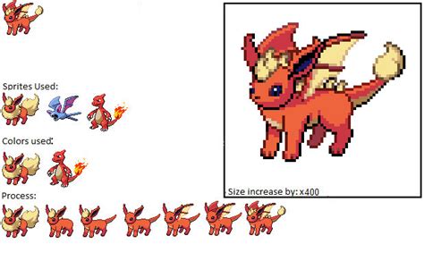 Flareon Mega Evolution by BR0M0D0 on DeviantArt