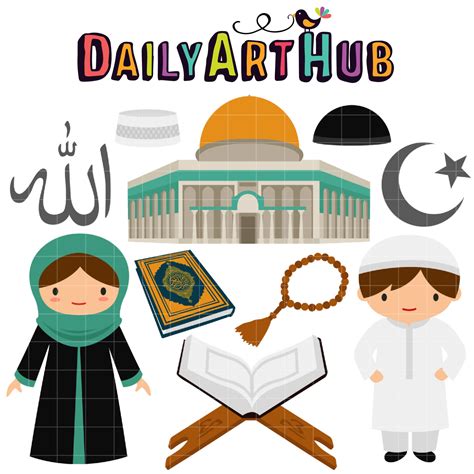 Islamic Culture Clip Art Set – Daily Art Hub // Graphics, Alphabets & SVG