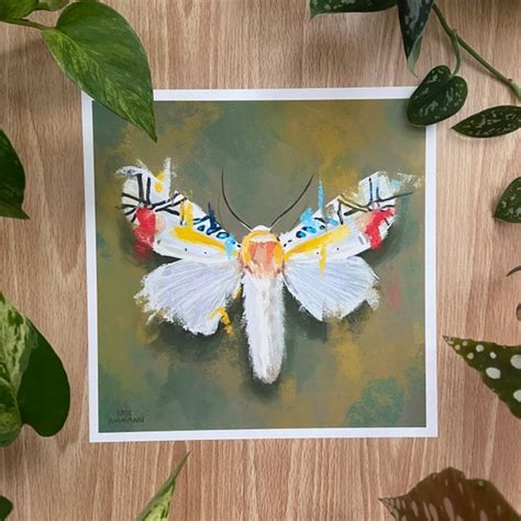 Picasso Moth Art Print - Etsy