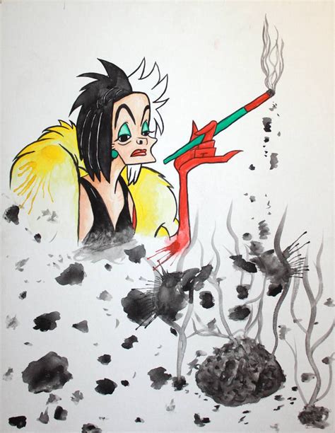 Disney Villains Watercolor Art Print Villain Painting Print - Etsy