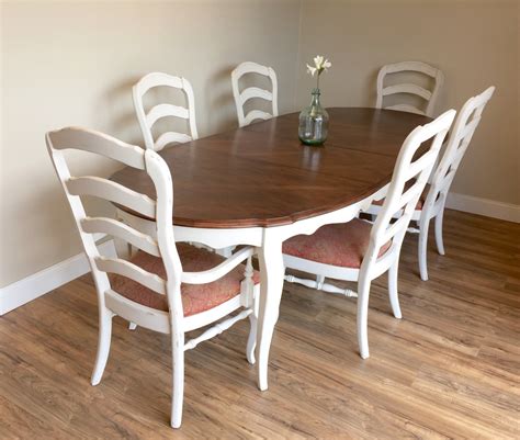 White Dining Set French Provincial Dining Room Set Shabby