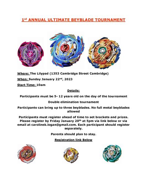 1st Annual Ultimate Beyblade Tournament — The Lilypad