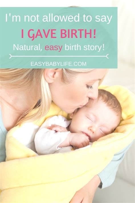 I'm Not Allowed To Say I Gave Birth! (Natural, Easy Birth Story)