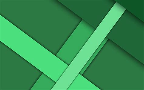 Download wallpapers green abstraction, geometric background, material design, android, google ...