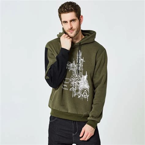 ASALI Hoodies Men 2018 Fashion Print New Hip Hop Streetswear Cotton Warm Jacket Casual Hooded ...