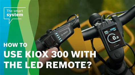 How to | Use Kiox 300 and LED Remote - Videos - Bosch eBike Connect