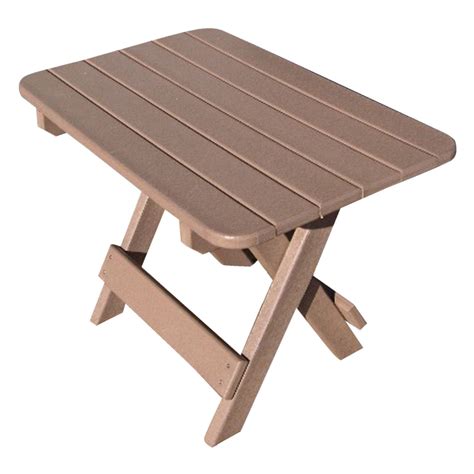 Phat Tommy Recycled Plastic Folding Patio Side Table - Walmart.com