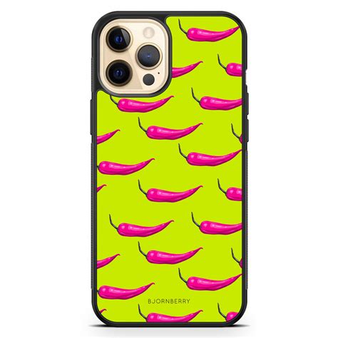 iPhone 12 Pro Max Case - Chilli Pattern - Bjornberry