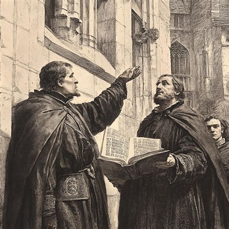 The impact of the Protestant Reformation with Martin Luther posting his 95 Theses | Premium AI ...