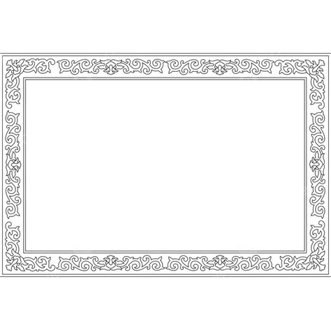 Floral Border Pattern Frame Borders Abstract Art Vector, Borders, Abstract, Art PNG and Vector ...