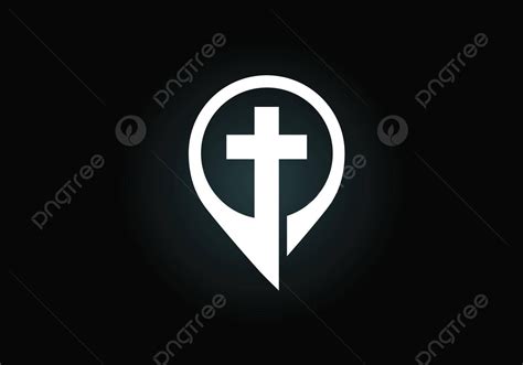 Christian Emblem Featuring Jesus Cross And Religious Symbolism Vector ...