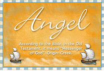 Angel Name Meaning - Angel name Origin, Meaning of the name Angel