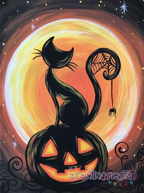 Pin by Yasu Flo on Anything | Halloween canvas paintings, Halloween canvas, Halloween painting