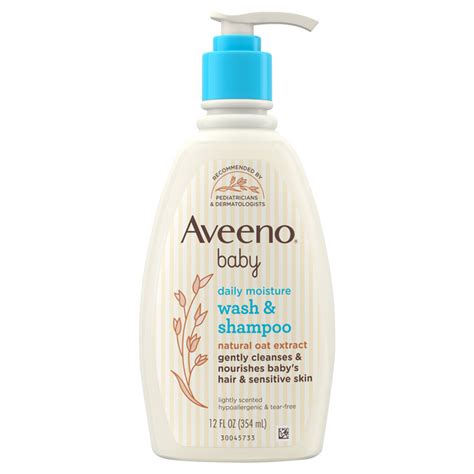 Save on Aveeno Baby Wash & Shampoo Daily Moisture Lightly Scented Pump Order Online Delivery ...