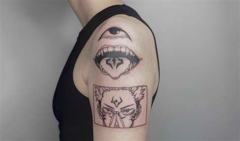 Jujutsu Kaisen Vlone Logo Back Tattoos For Guys Cartoon Profile | The ...