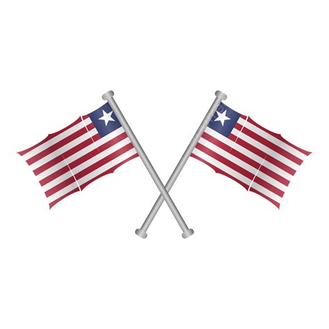 Liberia Flag Vector, Liberia, Flag, Liberia Day PNG and Vector with Transparent Background for ...