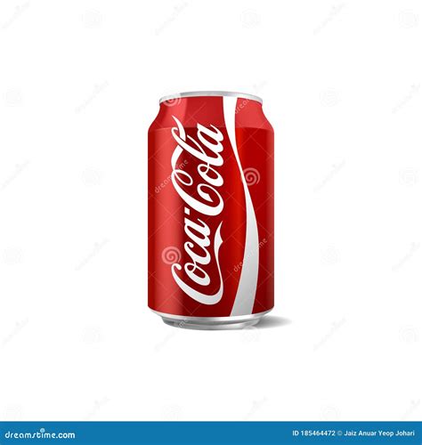 Vector Illustration of Classic Coca-cola Can Isolated on White ...