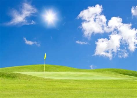 Golf Field Grassland pthemed hoto studio background Vinyl cloth High quality Computer printed ...