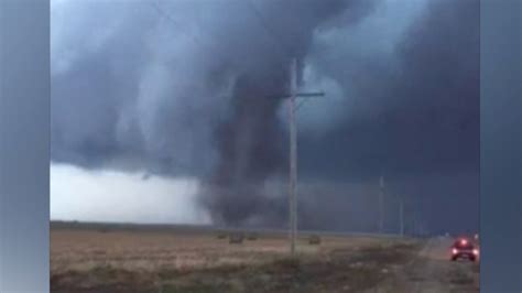 Watch as a Tornado Touches Down in Kansas - NBC News