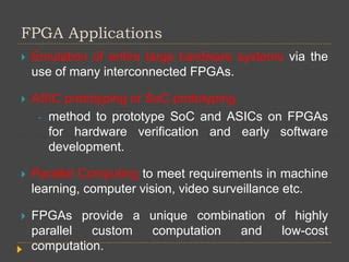 Fpga architectures and applications | PPT