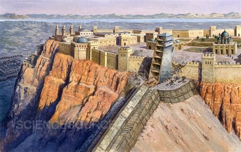 Siege of Masada, Illustration | Stock Image - Science Source Images