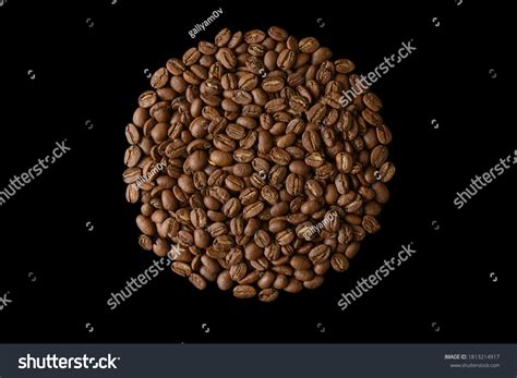 Isolated Coffee Beans Black Background Stock Photo (Edit Now) 1813214917