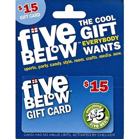 Five Below Gift Card, $15 | Gift Cards | Matherne's Market