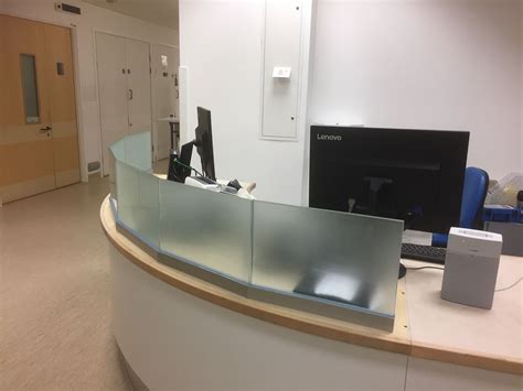 Glass Desktop Security Screens I Custom Built | Office desk designs ...